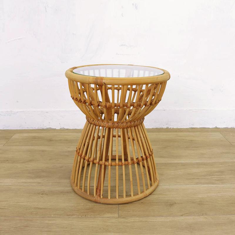 籐家具　サイドテーブル　ワゴン　花台 サンフラワーラタン ラタン サイドテーブル T246MX Ohana(オハナ