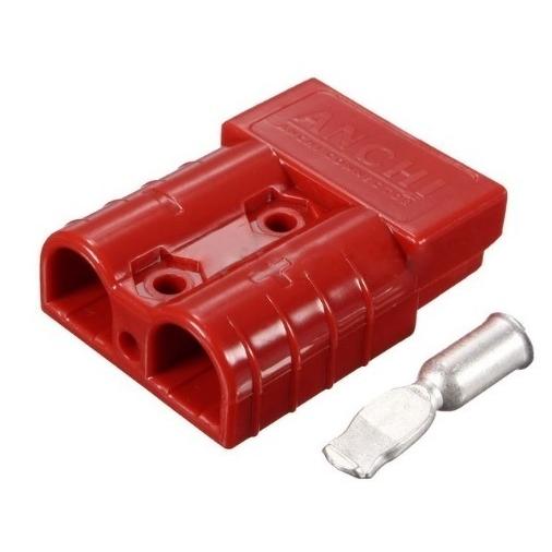 50A 8AWG(8Sq) SMHバッテリーターミナルコネクター レッド（赤色）！高 