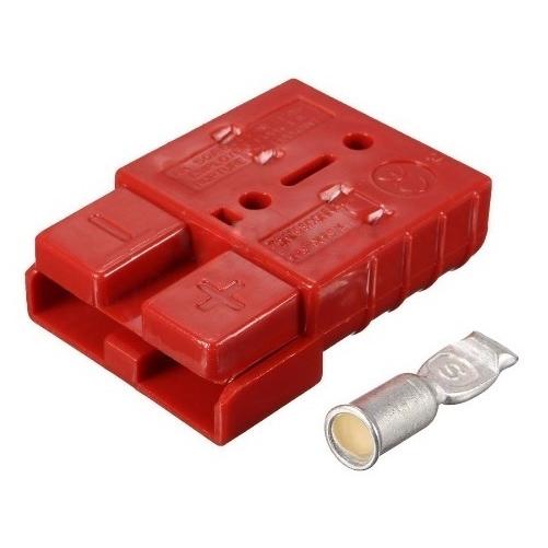 50A 8AWG(8Sq) SMHバッテリーターミナルコネクター レッド（赤色）！高 