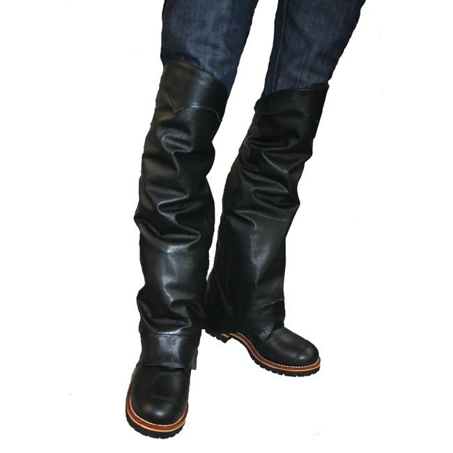 HEAVY RED LABEL レザーレッグチャップス : 黒革レザークラフト - 通販