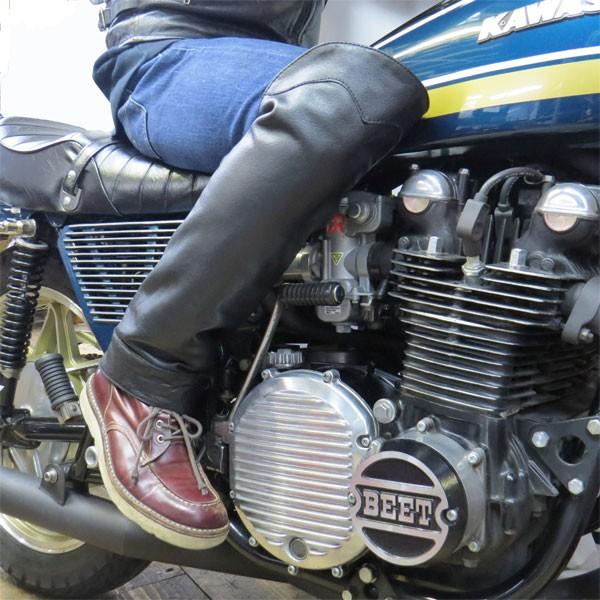 HEAVY RED LABEL レザーレッグチャップス : 黒革レザークラフト - 通販