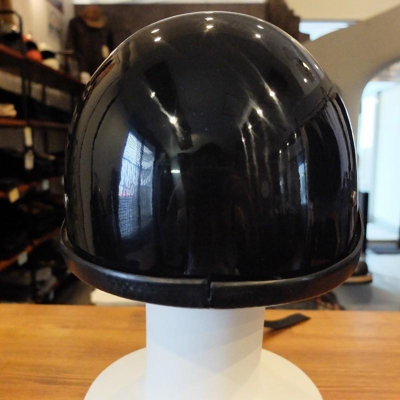 スモーキータイプ ハーフヘルメット 装飾用 つやありブラック
