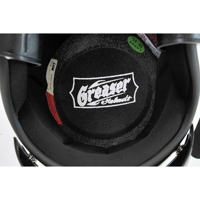 Greaser60's　グリーサージェットヘルメット　マットブラック　Mサイズ GREASER 60's PLANE ジェットヘルメット マットブラック