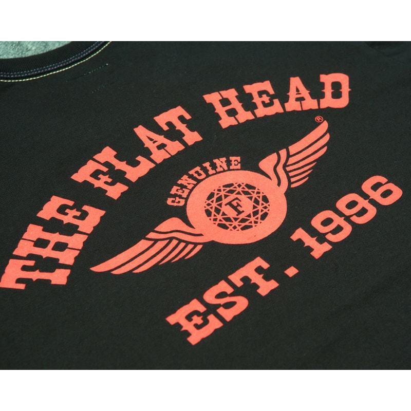 THE FLAT HEAD/FN-THC-202/半袖Tシャツ/ホワイト/ブラック/日本製/コットン100％/シンプル/バックプリント/ユニセックス/フラットヘッド｜kurokawa96｜12