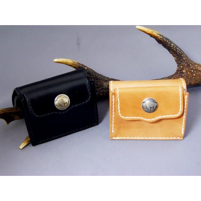 黒革レザークラフト　ハーフウォレット　HW-IV