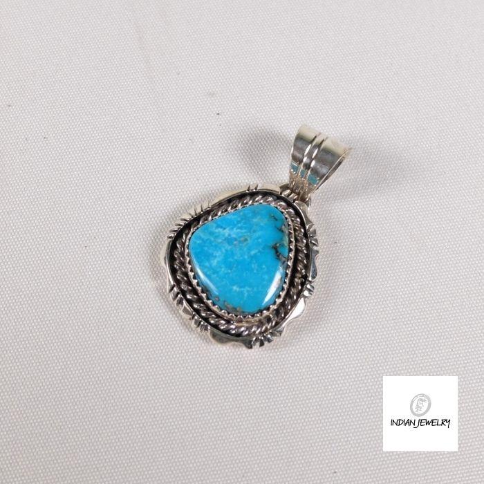 インディアンジュエリー　ユージーンベローン インディアンジュエリーINDIAN JEWELRY キングマンターコイズ