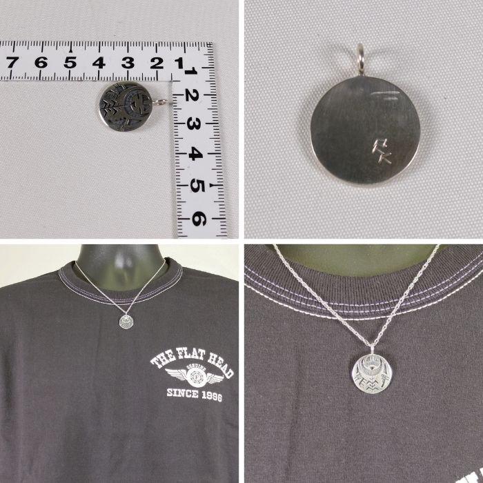 ホピRaymondKyasyousieレイモンドキャセヨウシー ペンダントトップ インディアンジュエリーINDIAN JEWELRY シルバーペンダントトップ ホピ