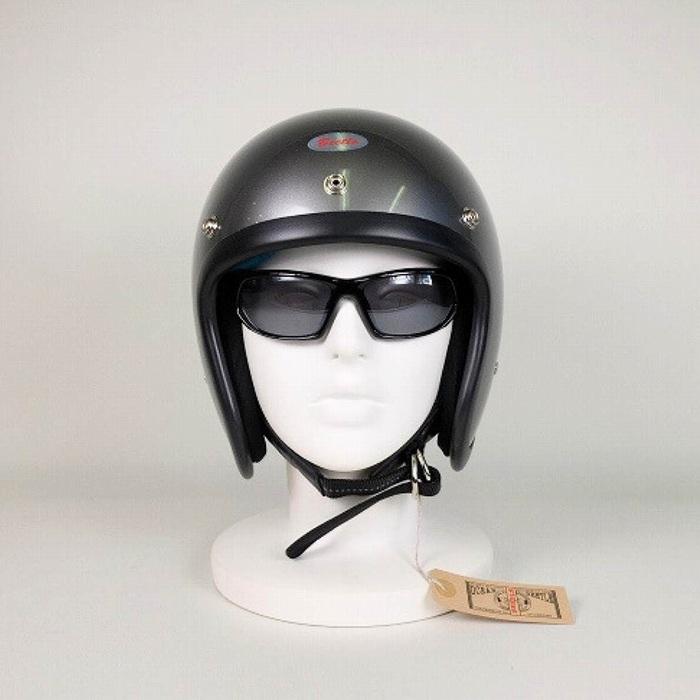 OCEAN BEETLE/オーシャンビートル/L.A.C-2/エルエーシー2/スペースグレイ/space gray/ビートル/ヘルメット/ジェットヘルメット/ジェッペル/チョッパーヘルメットの画像