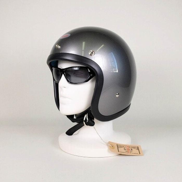 OCEAN BEETLE/オーシャンビートル/L.A.C-2/エルエーシー2/スペースグレイ/space gray/ビートル/ヘルメット/ジェットヘルメット/ジェッペル/チョッパーヘルメットの画像