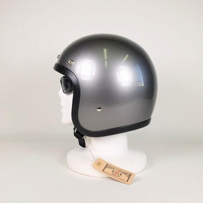 OCEAN BEETLE/オーシャンビートル/L.A.C-2/エルエーシー2/スペースグレイ/space gray/ビートル/ヘルメット/ジェットヘルメット/ジェッペル/チョッパーヘルメットの画像