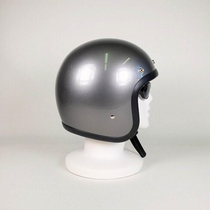OCEAN BEETLE/オーシャンビートル/L.A.C-2/エルエーシー2/スペースグレイ/space gray/ビートル/ヘルメット/ジェットヘルメット/ジェッペル/チョッパーヘルメットの画像