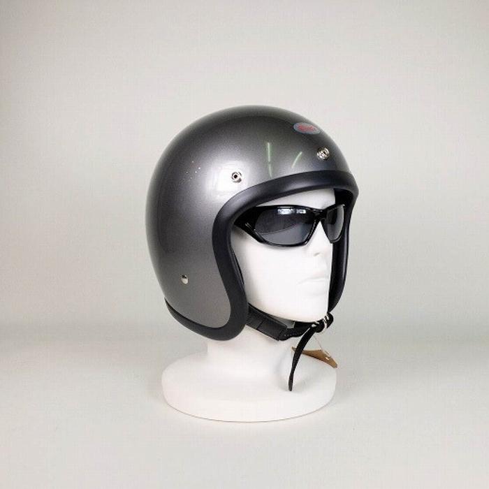 OCEAN BEETLE/オーシャンビートル/L.A.C-2/エルエーシー2/スペースグレイ/space gray/ビートル/ヘルメット/ジェットヘルメット/ジェッペル/チョッパーヘルメットの画像
