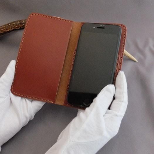 黒革レザークラフト スマホケース SM-I : 黒革レザークラフト - 通販