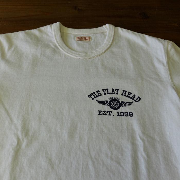 【送料無料】THE FLAT HEAD　半袖Tシャツ THC-170 （FLYING WHEEL）｜kurokawa96｜11