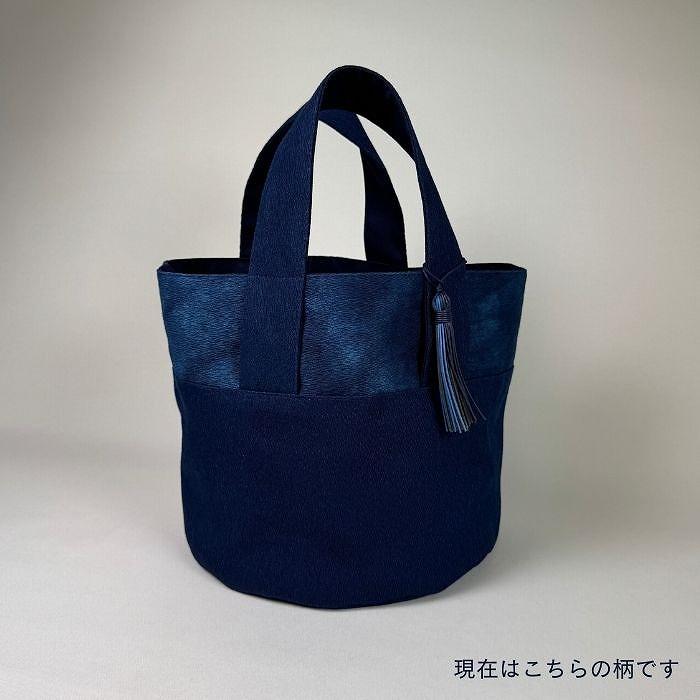 ヴィンテージ 本藍染 鹿革 ディアスキン がま口 和装用バッグ ハンドバッグ ディアスキン 和装用バッグ ヴィンテージ がま口 ハンドバッグ 本藍染 鹿革