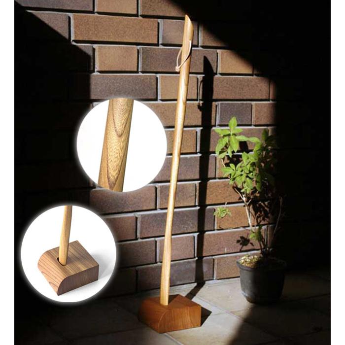 靴べらロング（ケヤキ）70cmサイズ 台形スタンド付き 靴べら】天然木製