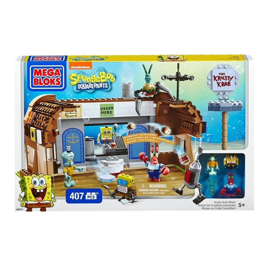 メガブロック スポンジボブ カニカーニ バーガーショップ Mega Bloks Spongebob Megabloks クロキ商事株式会社 通販 Yahoo ショッピング