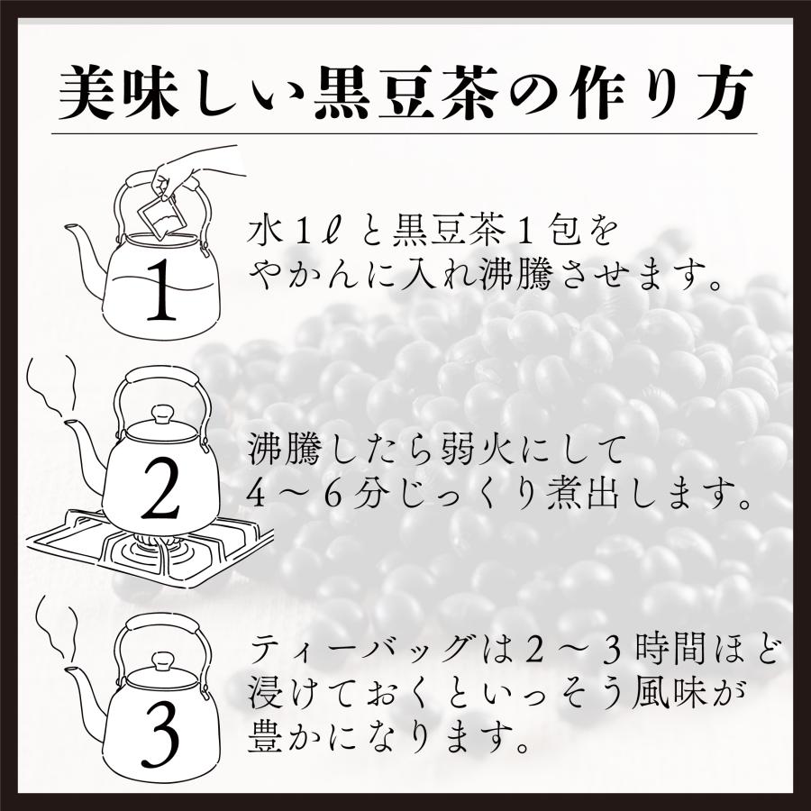 遊月亭 黒豆茶 プレミアム16包×3袋 国産 丹波篠山産 丹波黒 健康茶 | 遊月亭 | 04