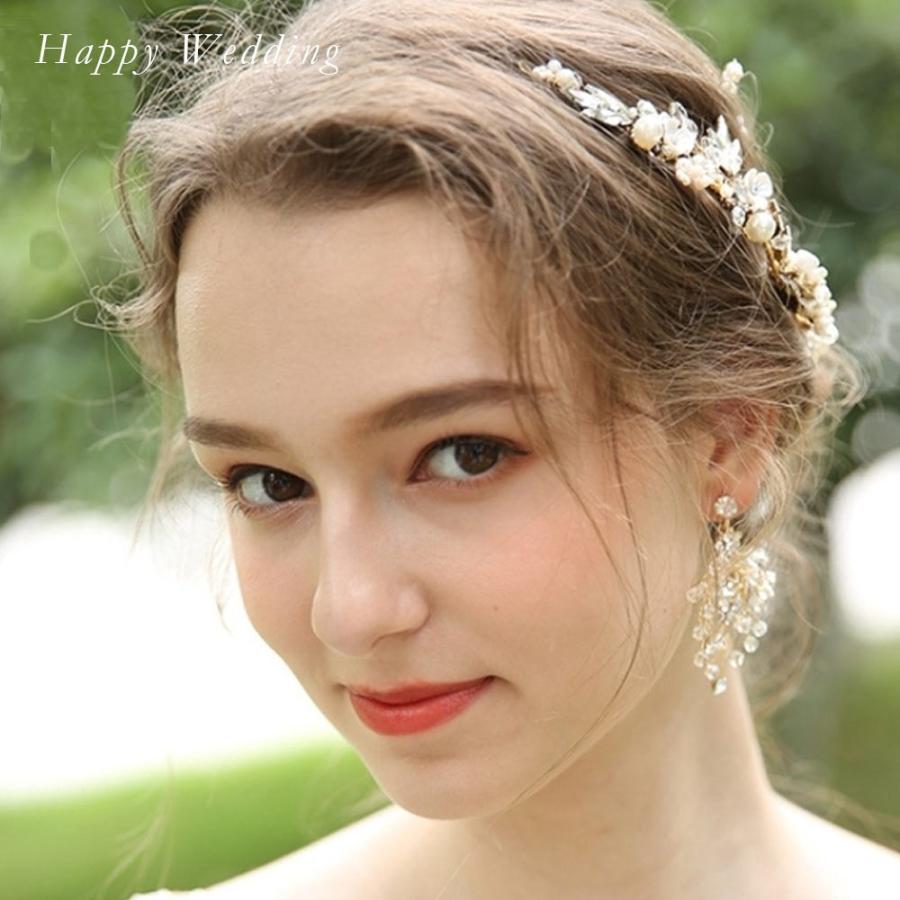 ウェディングヘッドドレス 小枝モチーフ ゴールド アンティーク 結婚式 花嫁 和装 K655 ビジュー デ フルール 通販 Yahoo ショッピング