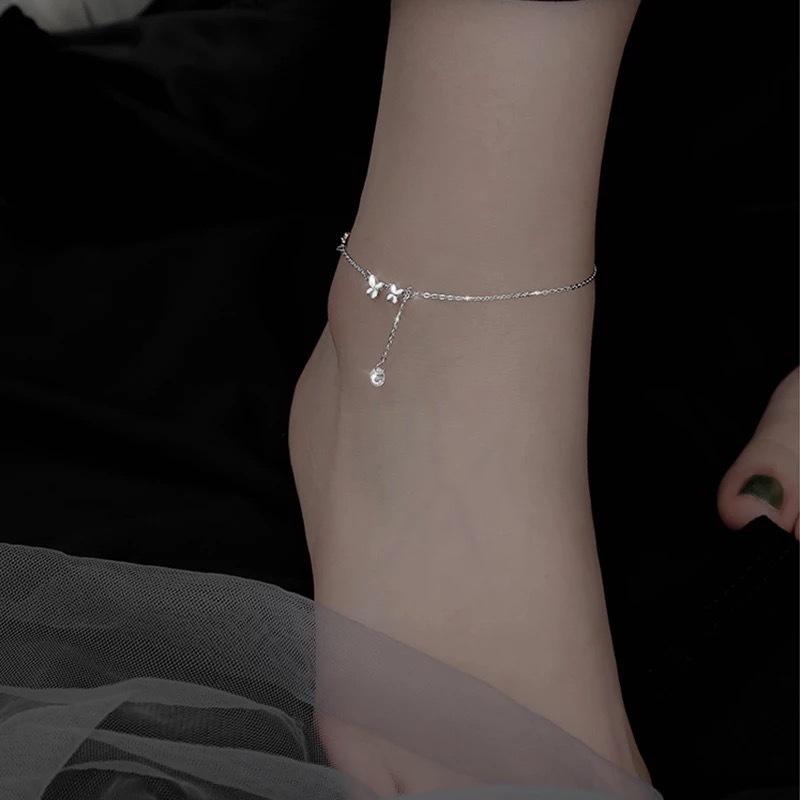 アンクレット レディース ペア シルバー チェーン 蝶 蝶モチーフ バタフライ パピヨン アクセサリー ジュエリー プレゼント 0613ab 黒猫とふうのアクセサリーショップ 通販 Yahoo ショッピング