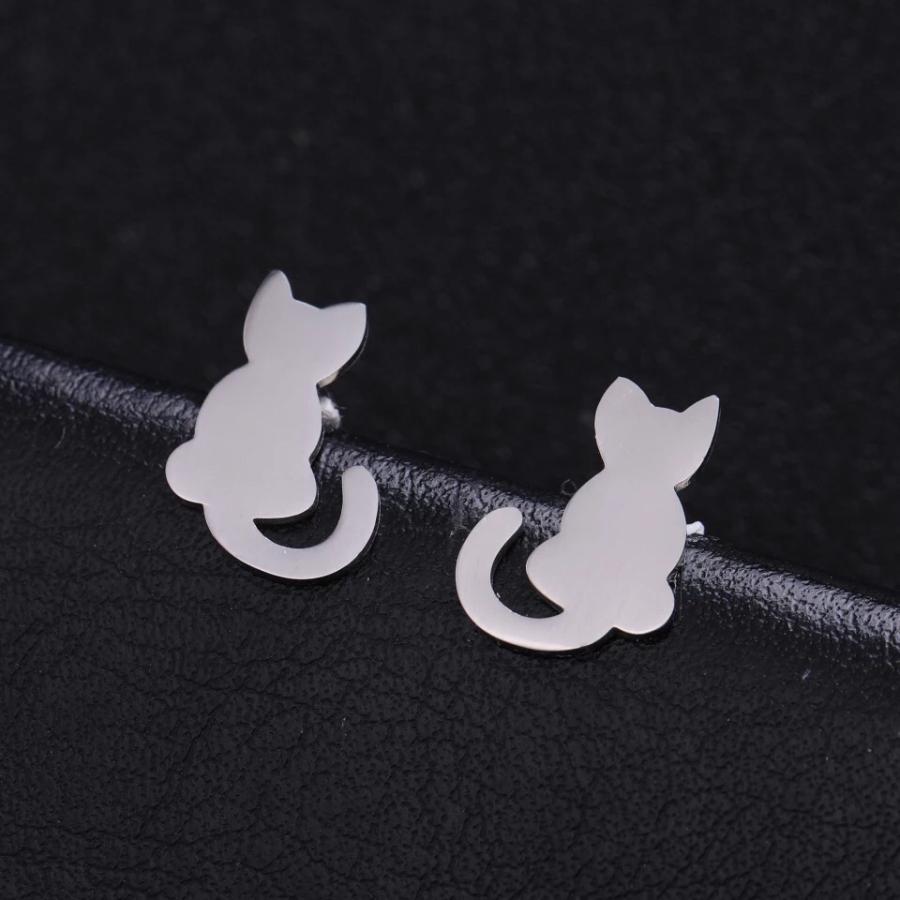 ピアス メンズ レディース アレルギー対応 316L ステンレス シルバー シンプル 猫 かわいい 小さめ プレゼント アクセサリー :B08KTFYV8J:黒猫とふうのアクセサリーショップ - 通販 - Yahoo!ショッピング ピアス メンズ レディース アレルギー対応 316L ステンレス シルバー シンプル 猫 かわいい 小さめ プレゼント アクセサリー :B08KTFYV8J:黒猫とふうのアクセサリーショップ - 通販 - Yahoo!ショッピング