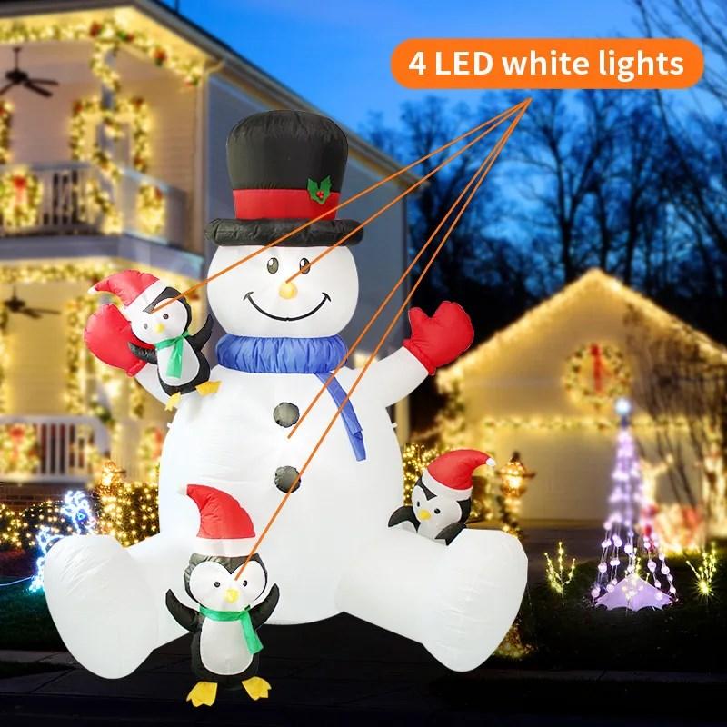 納得できる割引 LEDライト付きクリスマススタイルインフレータブルハット ガーデンアクセサリー クリスマスパーティー装飾