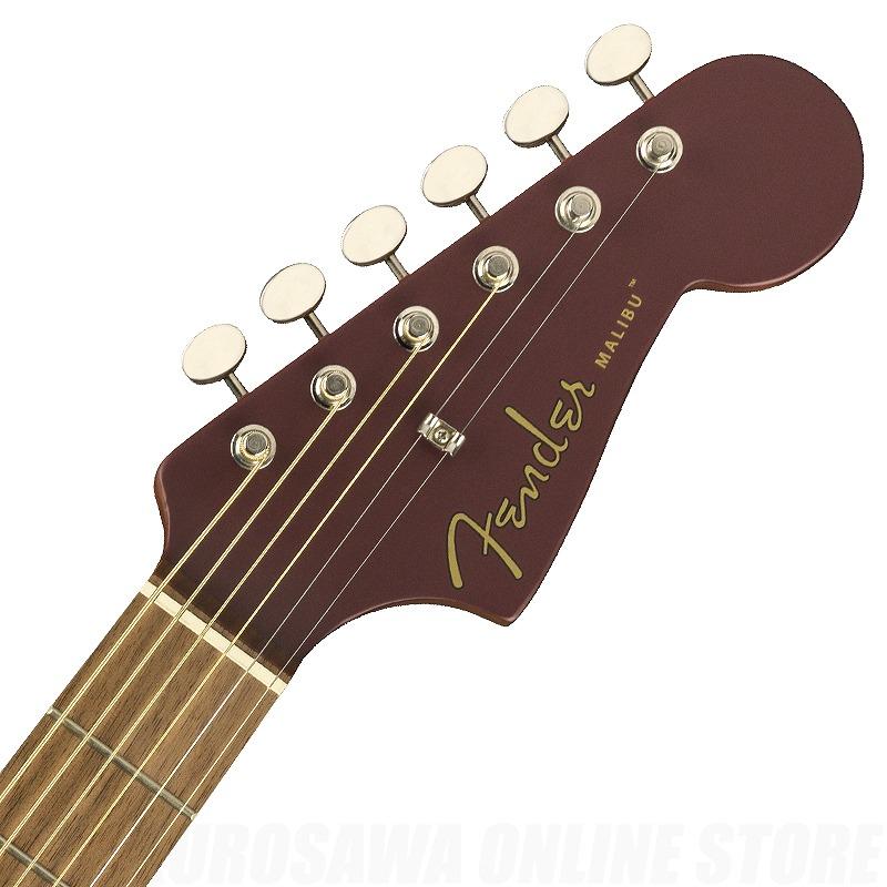 Fender Acoustics Malibu Player Walnut Fingerboard,Burgundy Satin【アクセサリーセットプレゼント】｜kurosawa-music｜04