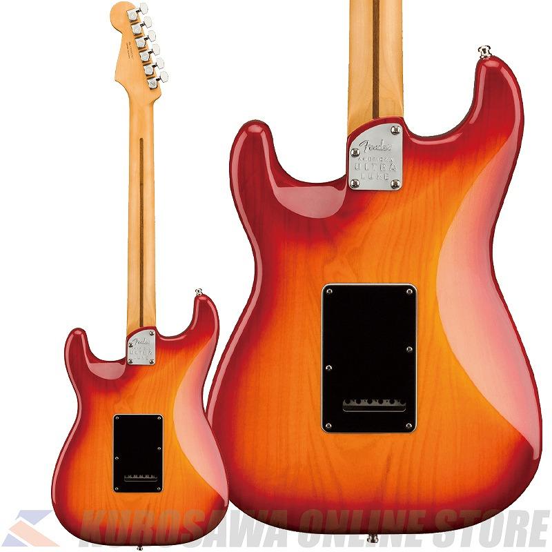 Fender American Ultra Luxe Stratocaster, Plasma Red Burst 【小物セットプレゼント】｜kurosawa-music｜02