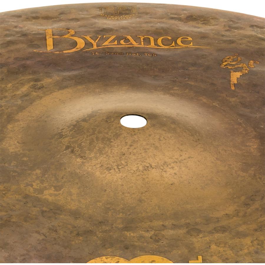 Meinl マイネル Byzance Vintage シリーズ Byzance Vintage Benny Greb's signature cymbal Sand Hat 14" [B14SAH] ハイハット｜kurosawa-music｜04