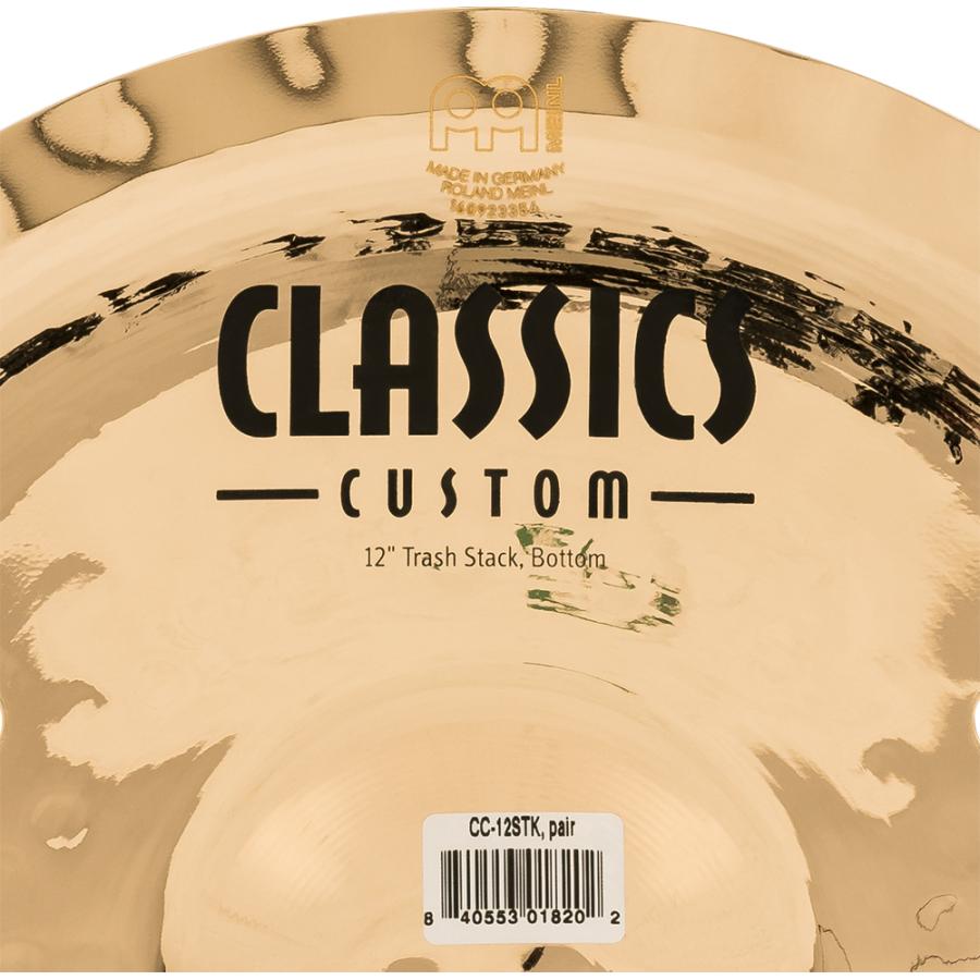 Meinl マイネル Classics Custom Brilliant シリーズ Trash Stack 12" [CC-12STK] スタックシンバル (ご予約受付中)｜kurosawa-music｜10