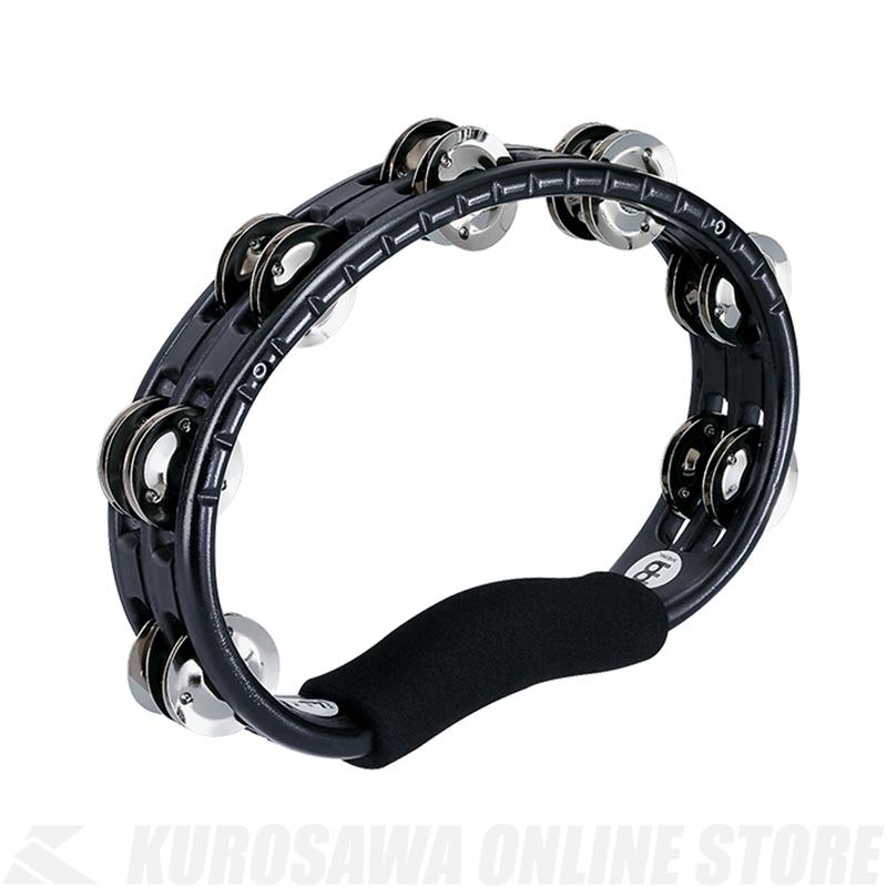 Meinl マイネル Percussion Traditional ABS Tambourine Steel Jingles Black [TMT1BK] (タンバリン)(ご予約受付中)｜kurosawa-music