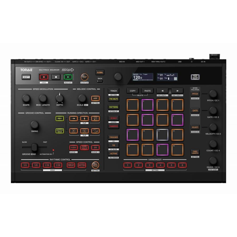 Pioneer DJ TORAIZ SQUID 16トラック ダイナミック シーケンサー 【ONLINE STORE】