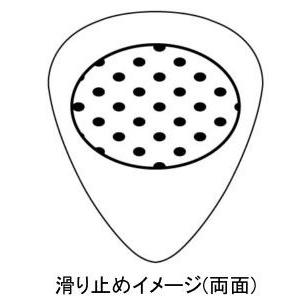 《期間限定！ポイントアップ！》Aria ラバーグリップ・ピック ブラック 1mm/0.75mm/0.5mm(100枚セット)｜kurosawa-music｜02