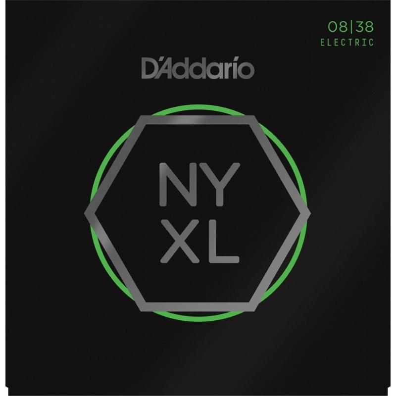 D'Addario NYXL0838 Extra Super Light (08-38) (エレキギター弦)(お得な10パックセット) エレキギター弦