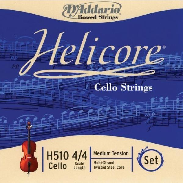 《期間限定！ポイントアップ！》D'Addario H510 Helicore Cello Strings ヘリコア チェロ弦セット(マンスリー
