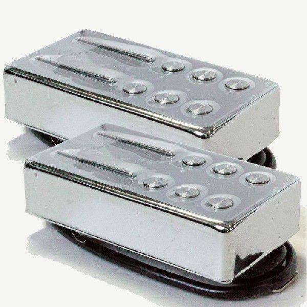 Railhammer Pickups Chisel Set Chrome 〔CHI-B-C/CHI-N-C〕(ギター用ピックアップ/ハムバッカー)(ブリッジ用＋ネック用セット)(送料無料)(ご予約受付中)