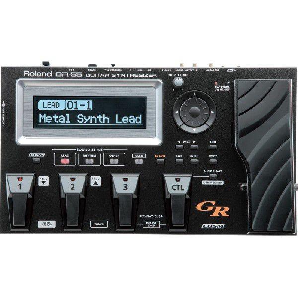 BOSS（楽器、器材） - 《継続期間押さえる！尖んがり脹れ上がる！》Roland GR-55S-BK(ギターシンセサイザー)(マンスリープレゼント)（お取り寄せ）