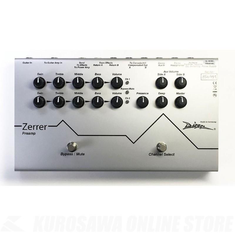 Museum ギター Zerrer 91 1805 Guitar Zerrer 独立2chソリッドステートプリアンプ 送料無料 Diezel Guitar 5月下旬発売