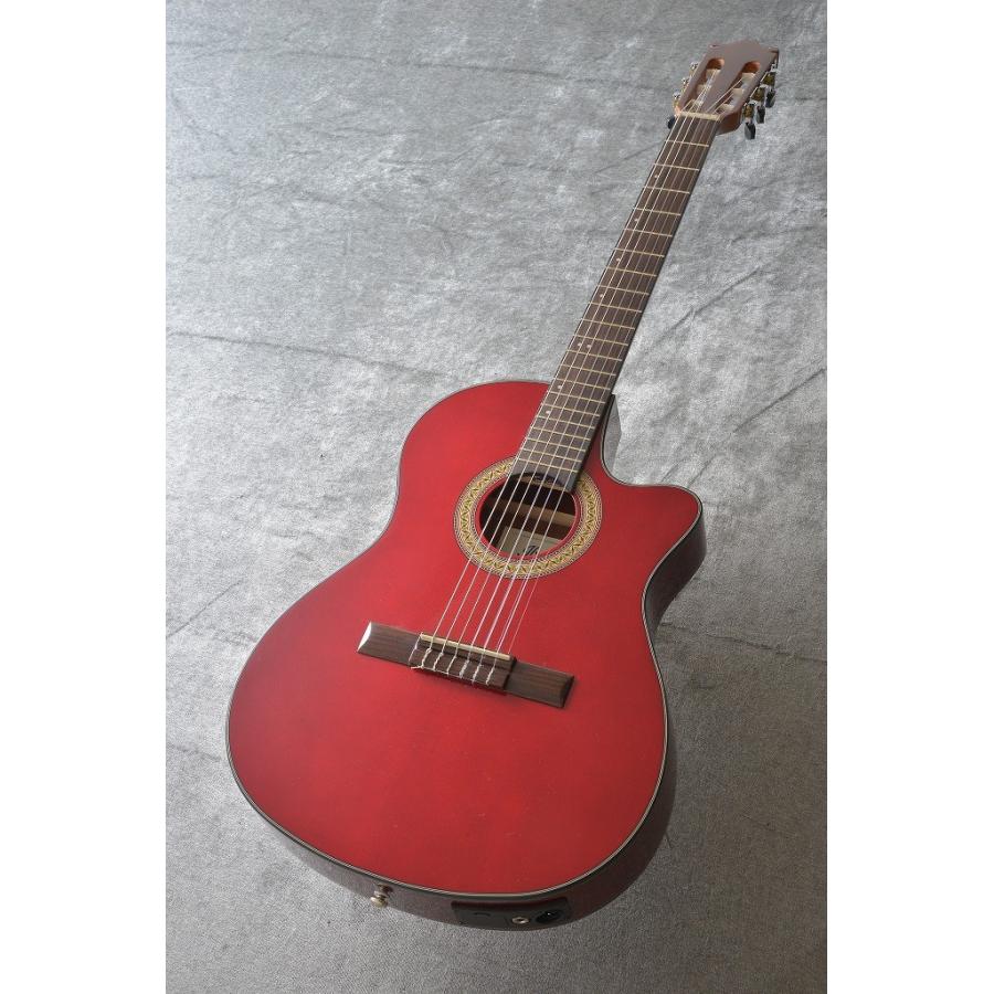 Ibanez GA30TCE-TRD (Transparent Red) 《クラシックギター/エレガット 