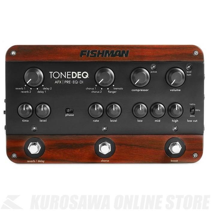 《期間限定！ポイントアップ！》Fishman ToneDEQ Preamp EQ [PRO-DEQ-AFX] (アコースティックギター用プリアンプ/DI/エフェクター)｜kurosawa-unplugged