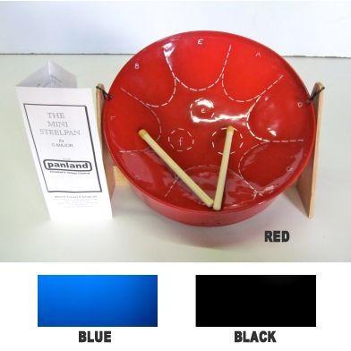 最高の品質の  MICP04 PANLAND Mini ミニ・パン(RED/BLUE/BLACK)(スチール・パン)（ご予約受付中） 11音 Cスケール Pan Steel その他パーカッション、打楽器
