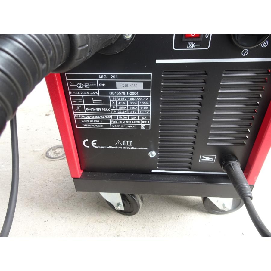 半自動溶接機コンパクトミグC201 自動車 鈑金 溶接 200V半自動溶接機