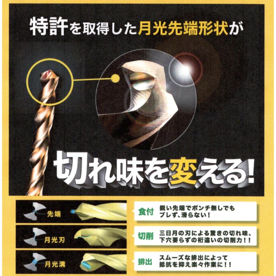 ビックツール GK-22P月光ドリル22本セット 鉄工用 月光ドリル ビックツール GK-22P月光ドリル22本セット 鉄工用 月光ドリル