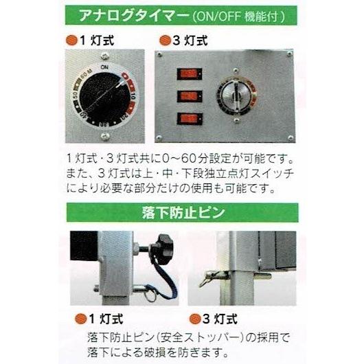 自動車塗装乾燥機　明々工業　アルティメットヒーター　1灯カーボンヒーター｜kurosiokai｜03