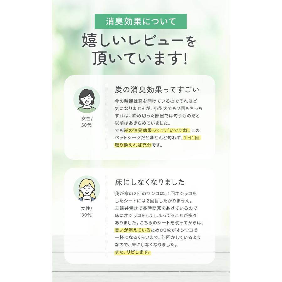 ペットシーツ 厚型 炭入り消臭 レギュラー ワイド スーパーワイド 1ケース |  | 10