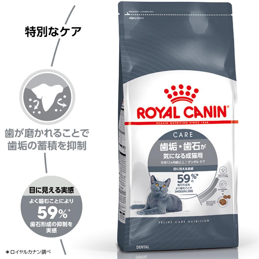 ロイヤルカナン キャットフード FCN デンタル ケア 歯垢・ 歯石が気になる成猫用 400g｜kurosu｜02