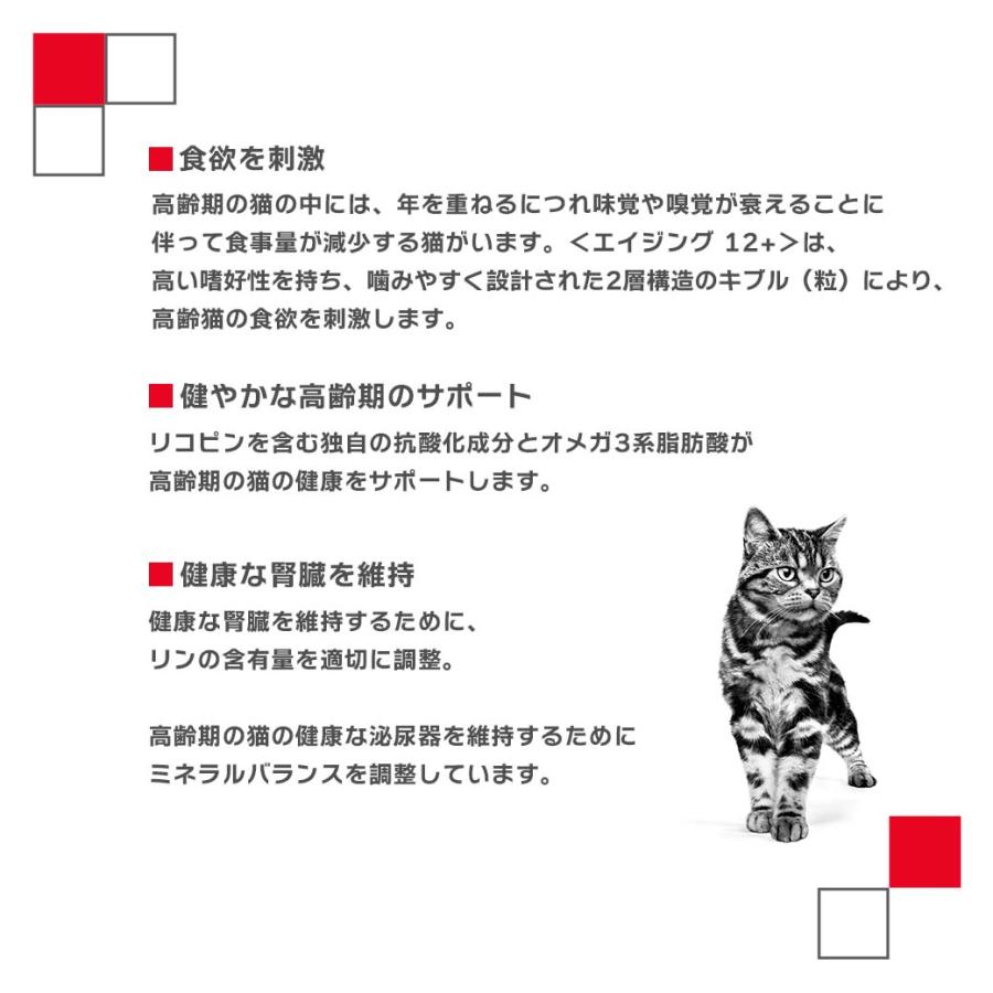 ロイヤルカナン キャットフード FHN エイジング 12+ 12歳以上の高齢猫用 400g｜kurosu｜03