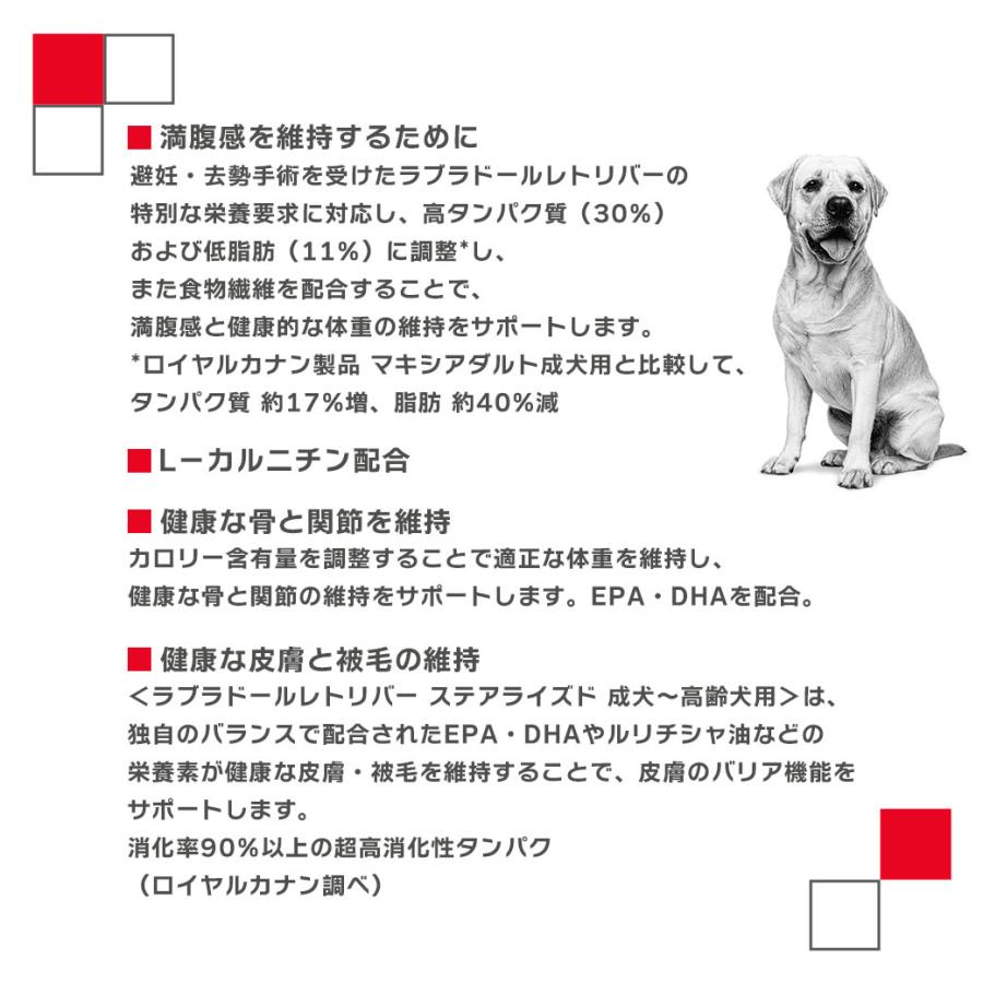 ロイヤルカナン BHN ラブラドールレトリバー 成犬〜高齢犬用 ステアライズド 15ヵ月齢以上 3kg ドッグフード 認定オンラインショップ | ロイヤルカナン | 03