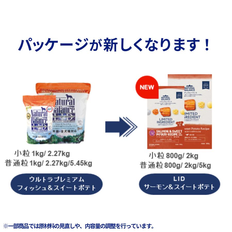 ナチュラルバランス サーモン & スイートポテト 11.6キロ　小粒 Natural Balance ナチュラルバランス LID・グレインフリー 成犬