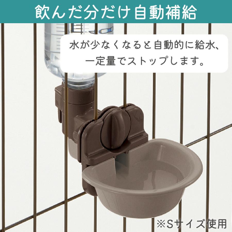 リッチェル ドッグウォーターディッシュ ボトル付 M ダーク